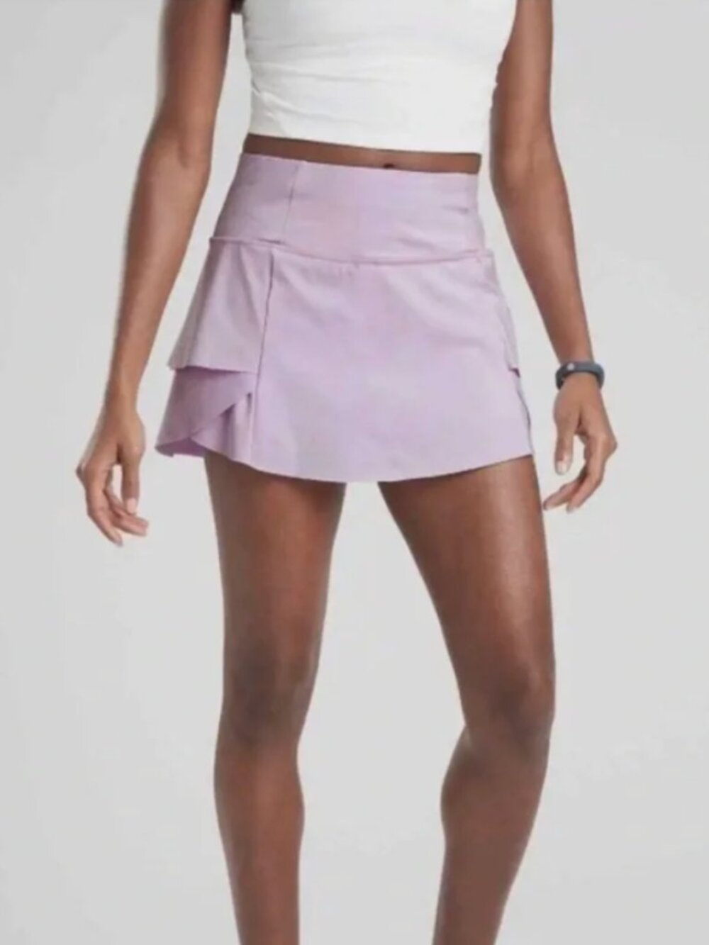 ATHLETA Momentum Tennis Skirt Lavender Sz Large